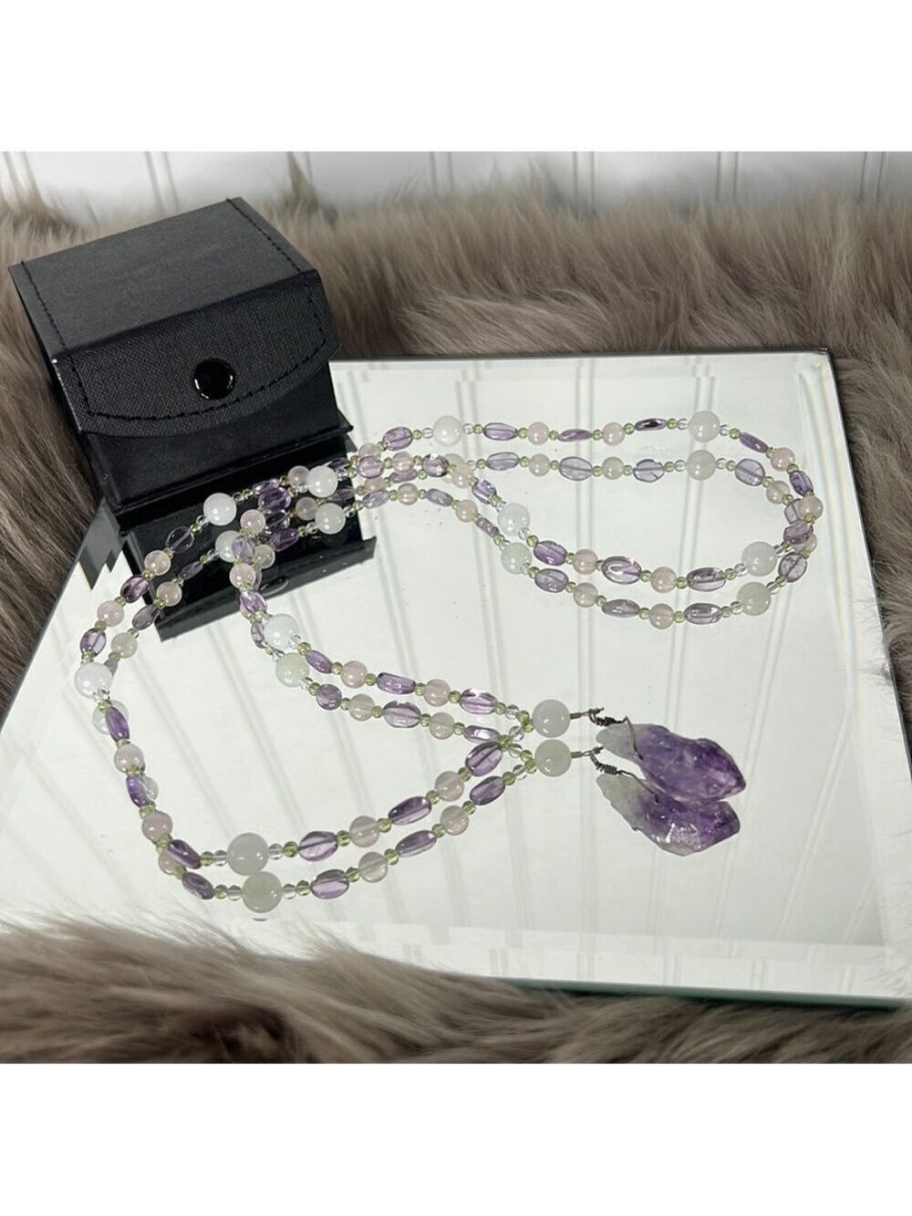 Amethyst Pendant Necklace